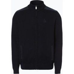 Andrew James Sailing - Kardigan męski, niebieski. Niebieskie kardigany męskie Andrew James Sailing, m, bez wzorów, z dzianiny. Za 299,95 zł.