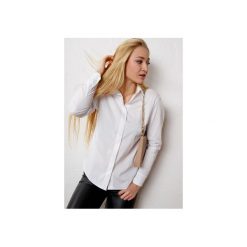 Bluzka koszulowa. Białe bluzki damskie marki Bird, s, bez wzorów, z koszulowym kołnierzykiem, bez rękawów. Za 132,00 zł.