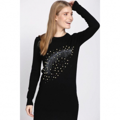 Czarna Sukienka Ocean of Dreams. Czarne sukienki dzianinowe Born2be, l. Za 59,99 zł.