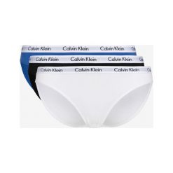 Calvin Klein 3-pack Spodenki Czarny Niebieski Biały. Niebieskie figi damskie Calvin Klein, xs, bez wzorów, z elastanu. Za 188,95 zł.