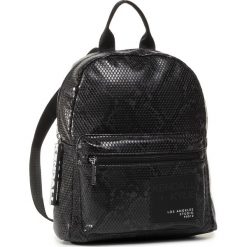 Plecak KENDALL + KYLIE - HBKK-120-0003-80 Black Snake. Czarne plecaki damskie bez wzorów, ze skóry ekologicznej. W wyprzedaży za 179,00 zł.