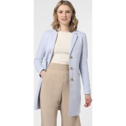 Opus - Płaszcz damski – Halini, niebieski. Niebieskie płaszcze damskie Opus, bez wzorów, eleganckie. Za 449,95 zł.