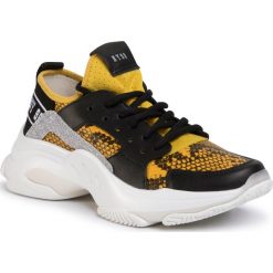 Sneakersy STEVE MADDEN - Ajax SM11000586-04005-718 Ylw Snake. Żółte półbuty damskie Steve Madden, na co dzień, z aplikacjami, ze skóry ekologicznej, bez obcasa, na płaskiej podeszwie, bez zapięcia. Za 469,00 zł.