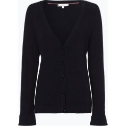 Tommy Hilfiger - Kardigan damski, niebieski. Niebieskie swetry damskie marki TOMMY HILFIGER, l, bez wzorów, z dzianiny, bez rękawów, bez kaptura. Za 399,95 zł.