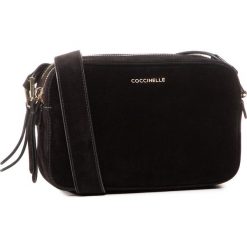 Torebka COCCINELLE - GT1 Rendez-Vous Suede E1 GT1 15 01 01 Noir 001. Czarne listonoszki damskie Coccinelle, bez wzorów, ze skóry, bez dodatków. Za 1049,00 zł.