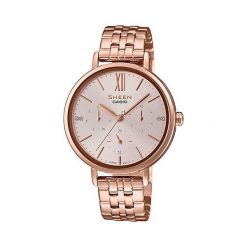 Zegarek Sheen Damski SHE-3064PG-4AUER Swarovski MultiData rose gold. Czerwone zegarki damskie Sheen. Za 640,99 zł.