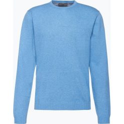 Finshley & Harding - Sweter męski – Pima-Cotton/Kaszmir, niebieski. Niebieskie swetry klasyczne męskie marki Finshley & Harding, m, z bawełny. Za 229,95 zł.