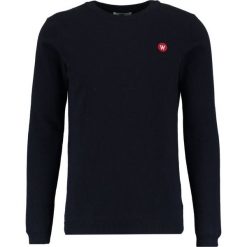 Wood Wood SID CREWNECK Sweter navy. Niebieskie kardigany męskie marki Wood Wood, l, z materiału. W wyprzedaży za 471,20 zł.