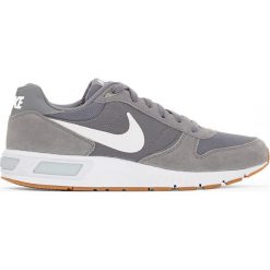 Trampki męskie: Niskie buty sportowe, sznurowane, skóra i siateczka mesh, Nightgazer