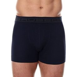 Bokserki męskie: Brubeck Bokserki męskie COMFORT COTTON granatowe r. L (BX00501A)