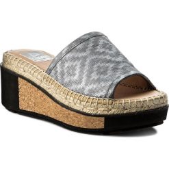 Espadryle KANNA - KV7073 Guinea Navy. Szare espadryle damskie Kanna, bez wzorów, ze skóry, bez obcasa, na obcasie. W wyprzedaży za 199,00 zł.