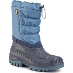 Śniegowce CMP - Kids Hanki 3Q48064J Adriatico M881. Niebieskie śniegowce chłopięce CMP, bez zapięcia. W wyprzedaży za 159,00 zł.