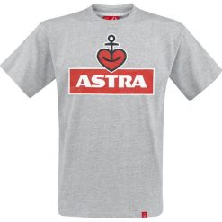 T-shirty męskie: Astra Heart Anchor T-Shirt odcienie szarego