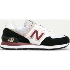 New Balance - Buty WL574VAA. Czarne buty sportowe damskie New Balance, ze skóry. Za 349,90 zł.