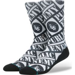 Skarpety Stance Anthem Public Enemy (M545B17PUB-BLACK). Czarne skarpetki męskie marki Stance. Za 34,99 zł.