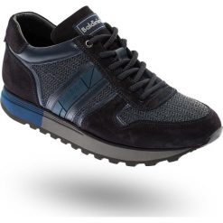 SNEAKERSY BALDININI. Niebieskie sneakersy męskie Baldinini, bez zapięcia. Za 1043,40 zł.