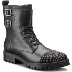 Botki GUESS - Marhia FLMAR4 LEM09 BLACK. Czarne botki damskie skórzane marki Guess. W wyprzedaży za 449,00 zł.