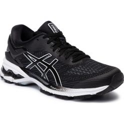 Buty ASICS - Gel-Kayano 26 1012A457 Black/White 001. Czarne buty sportowe damskie Asics, z materiału, sportowe, do biegania. W wyprzedaży za 519,00 zł.