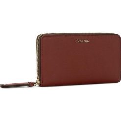 Portfele damskie: Duży Portfel Damski CALVIN KLEIN BLACK LABEL – M4rissa Large Ziparo K60K602151 227