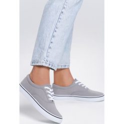 Szare Tenisówki Technological. Szare trampki i tenisówki damskie Renee, bez wzorów, na sznurówki. Za 49,99 zł.