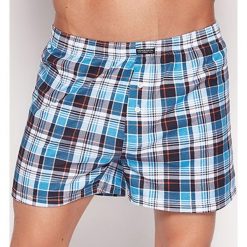 Szorty męskie HENDERSON Classic 100% tkana bawełna. Szare bokserki męskie marki Astratex, z bawełny, klasyczne. Za 33,99 zł.