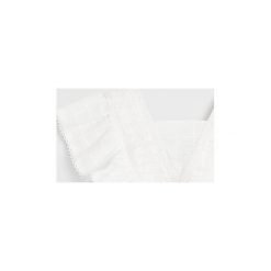 Mango Kids - Sukienka dziecięca Raquel 80-104 cm. Białe sukienki dziewczęce Mango Kids, bez wzorów, z bawełny, bez rękawów, mini, proste. W wyprzedaży za 79,90 zł.