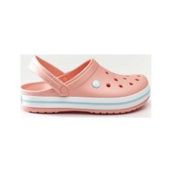 Crocs 11016-04CI MELON/ICE BLUE, chodaki. Różowe klapki damskie Crocs, bez wzorów, z materiału, bez obcasa. Za 149,00 zł.