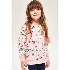 Bluza z nadrukiem - Różowy. Różowe bluzy damskie Reserved, s, z nadrukiem, bez rękawów, bez kaptura. Za 69,99 zł.