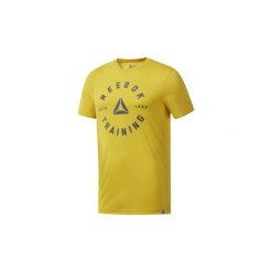 T-shirty z krótkim rękawem Reebok Sport Koszulka GS Training Speedwick. Żółte koszulki męskie Reebok Sport, s, bez wzorów, sportowe, bez kołnierzyka, z krótkim rękawem, krótkie. Za 89,95 zł.
