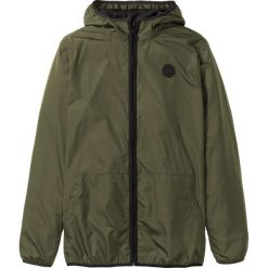 Lekka kurtka przejściowa z kapturem bonprix ciemnooliwkowy. Zielone kurtki męskie bonprix, m, bez wzorów, z kapturem. Za 64,99 zł.