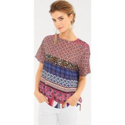 T-shirty damskie: Koszulka z kolorowym wzorem