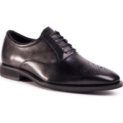 Półbuty ECCO - Calcan 64077401001 Black. Czarne buty wizytowe męskie ecco, ze skóry, bez zapięcia. W wyprzedaży za 639,00 zł.
