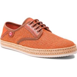 Półbuty NOBRAND - Bluish 2 9629-3 Orange/Cognac. Pomarańczowe półbuty męskie Nobrand, na co dzień, bez wzorów, ze skóry, klasyczne, bez zapięcia. W wyprzedaży za 289,00 zł.