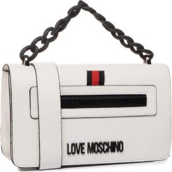 Torebka LOVE MOSCHINO - JC4066PP1ALJ0100 Bianco. Brązowe torebki klasyczne damskie Love Moschino, bez wzorów, ze skóry, klasyczne, bez dodatków. W wyprzedaży za 739,00 zł.