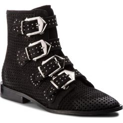 Botki CARINII - B4378 360-000-000-C65. Czarne buty zimowe damskie Carinii, z nubiku. W wyprzedaży za 319,00 zł.