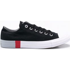 Converse - Tenisówki. Czarne trampki męskie marki Converse, z gumy, na sznurówki. W wyprzedaży za 239,90 zł.