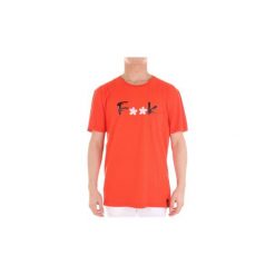 T-shirty z krótkim rękawem F--K FK181641AR. Pomarańczowe t-shirty męskie F * * K, xl, bez wzorów, bez kołnierzyka, krótkie. Za 136,57 zł.