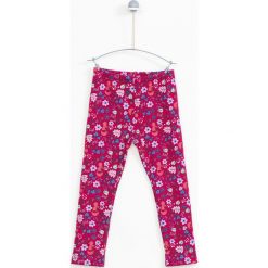 Lemon Explore - Legginsy dziecięce 98-122 cm. Czerwone spodnie dziewczęce marki LEMON explore, bez wzorów, z elastanu. W wyprzedaży za 37,90 zł.