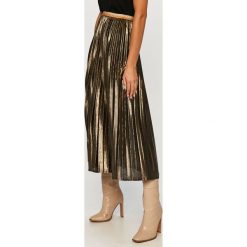 Answear - Spódnica Answear Lab. Czarne spódniczki damskie ANSWEAR, na co dzień, s, bez wzorów, z poliesteru, casualowe, midi, rozkloszowane. Za 119,90 zł.