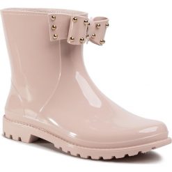Kalosze RED VALENTINO - TQ2S0D61YFG Nude N17. Różowe kalosze damskie Red Valentino, z aplikacjami, ze skóry ekologicznej. Za 969,00 zł.