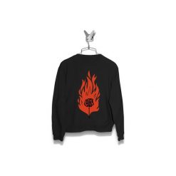 Bluza Paląca się róża Męska. Szare bluzy męskie Failfake, s. Za 170,00 zł.