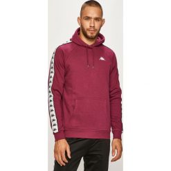 Kappa - Bluza Finnus. Niebieskie bluzy męskie Kappa, xl, bez wzorów, z bawełny, z kapturem, bez rękawów, z kapturem. W wyprzedaży za 159,90 zł.