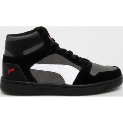 Puma - Buty Rebound Layup. Czarne buty sportowe męskie Puma, ze skóry, na sznurówki. Za 299,90 zł.