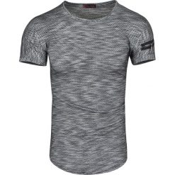 Koszulka męska t-shirt z suwakiem czarna Recea. Czarne koszulki męskie Recea, m, bez wzorów, z bawełny, bez kołnierzyka. W wyprzedaży za 14,99 zł.