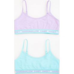 Bielizna dziewczęca: Top 2 pack – Fioletowy