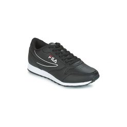 Buty Fila ORBIT LOW. Czarne trampki męskie Fila, bez wzorów, bez zapięcia. Za 202,05 zł.