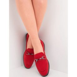Mokasyny damskie Sixth Sens YT-25 Czerwone. Czerwone mokasyny damskie Sixth Sens, z tworzywa sztucznego, eleganckie, na płaskiej podeszwie. Za 79,00 zł.