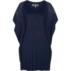 Tunika shirtowa bonprix ciemnoniebieski. Niebieskie tuniki damskie bonprix. Za 37,99 zł.