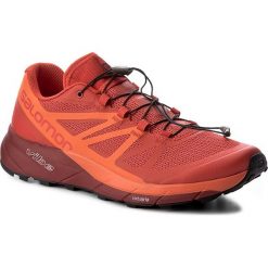 Buty SALOMON - Sense Ride 398490 28 G0 Fiery Red/Scarlet Ibis/Red Dalhia. Czerwone bez kategorii marki Salomon, z tworzywa sztucznego, na sznurówki, do biegania. W wyprzedaży za 389,00 zł.