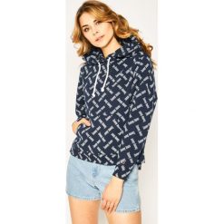 Bluza Tommy Jeans Aop DW0DW07970. Niebieskie bluzy damskie Tommy Jeans, s, bez wzorów, z bawełny, bez rękawów, bez kaptura. Za 449,00 zł.